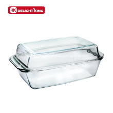 Glass Casserole Pot With Glass Lid For Soup